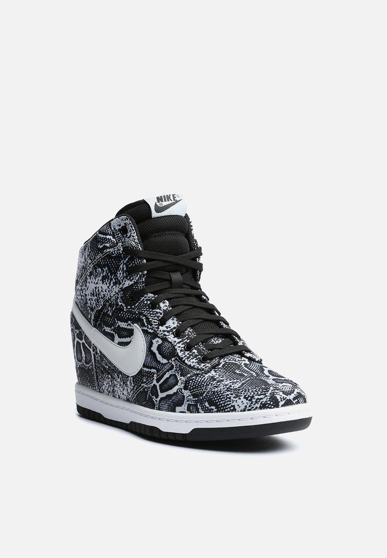 Dunk Sky Hi Print Black White Nike Sneakers Superbalist