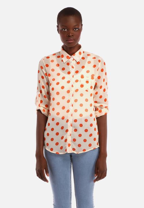 Olivia Dot Blouse – Orange Goldie Blouses | Superbalist.com