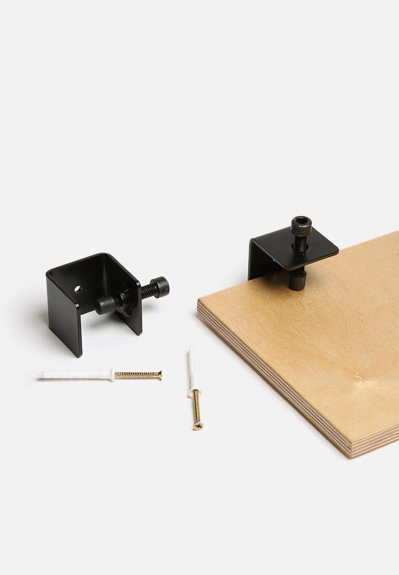 Small Clamp shelf black TRSTRL Shelves