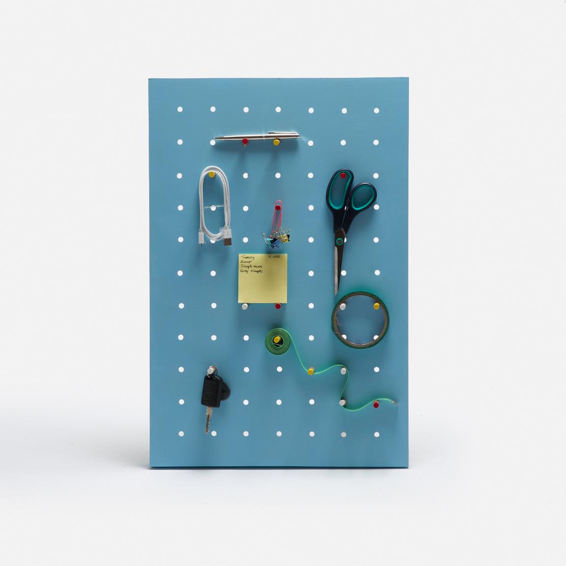 Small peg board blue B&K Design and Decor Gifting