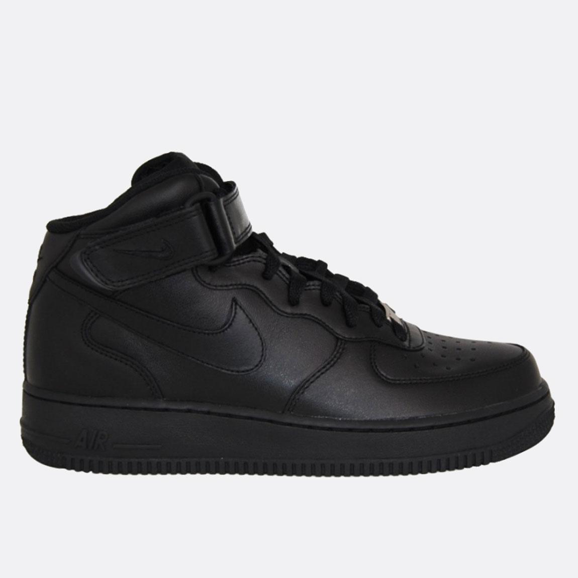 Nike Air Force 1 Mid '07 - 315123-001 - Black / Black Nike Sneakers ...
